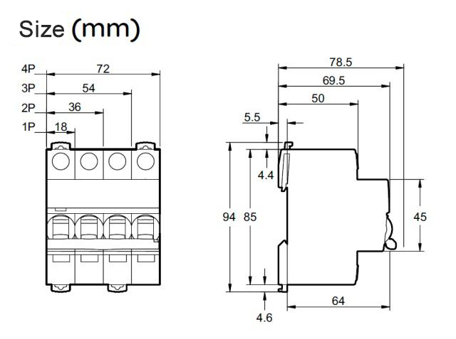 MCB Size